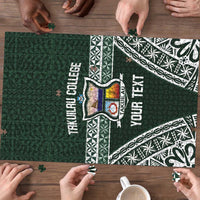 Personalised Tonga Takuilau College Puzzle 50th Anniversary Ngatu Kupesi - Polynesian Pride