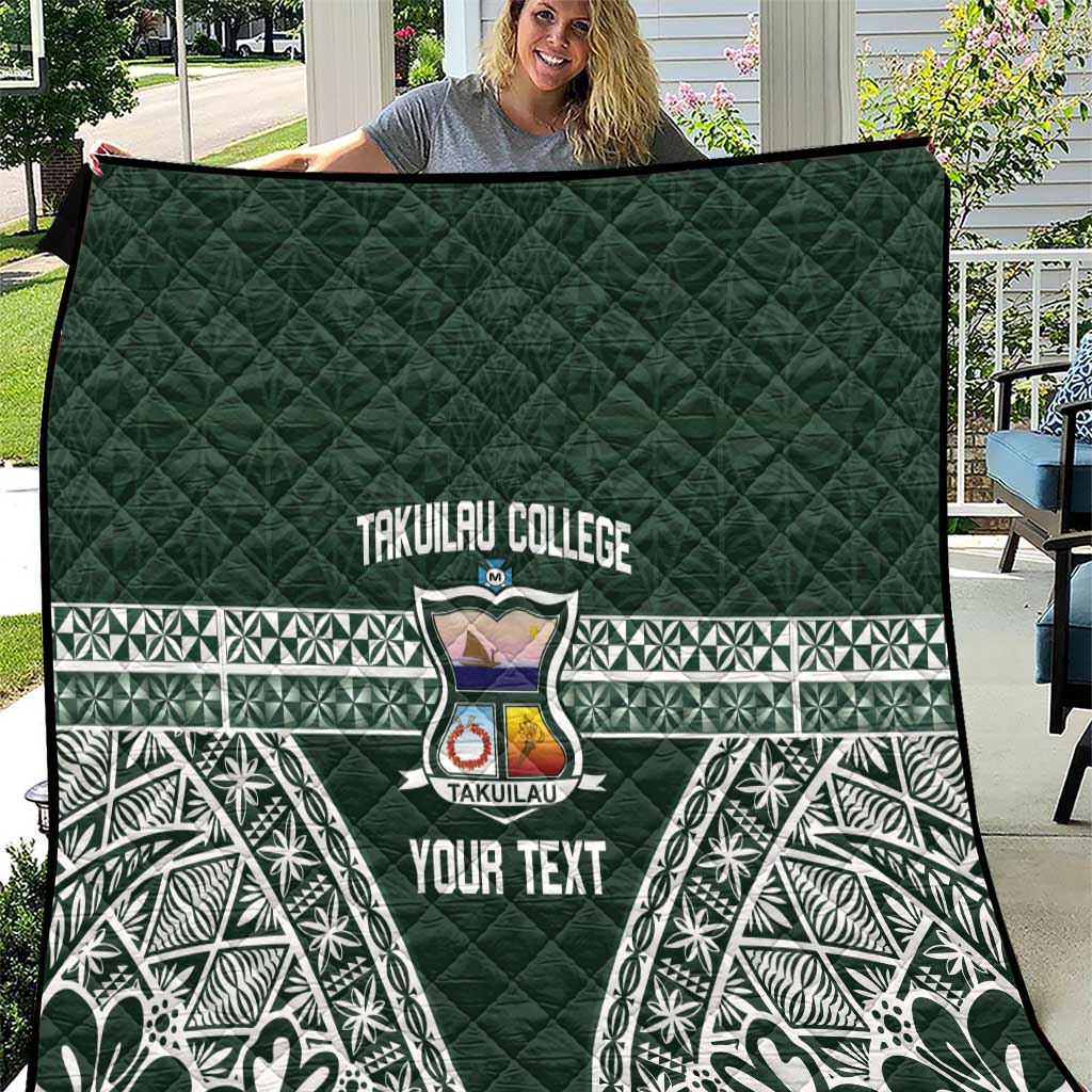 Personalised Tonga Takuilau College Quilt 50th Anniversary Ngatu Kupesi - Polynesian Pride