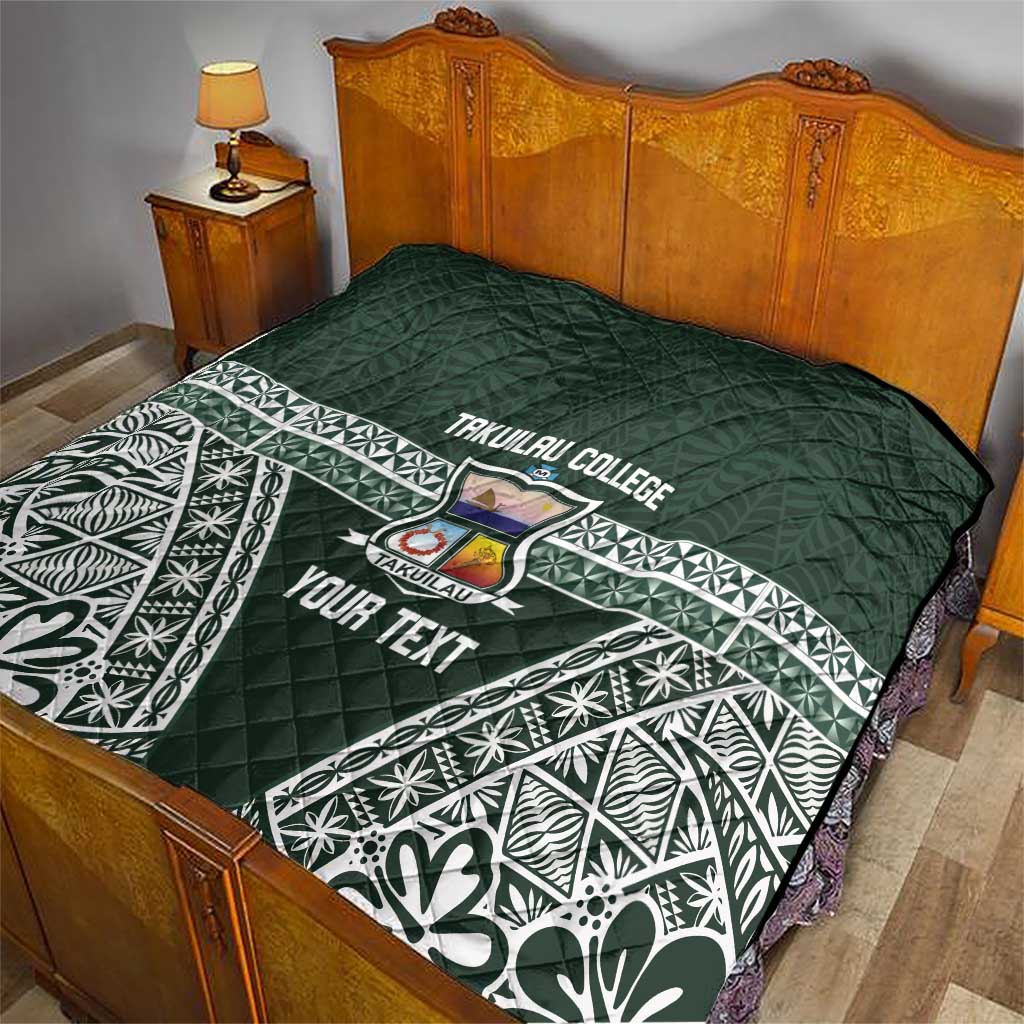 Personalised Tonga Takuilau College Quilt 50th Anniversary Ngatu Kupesi - Polynesian Pride