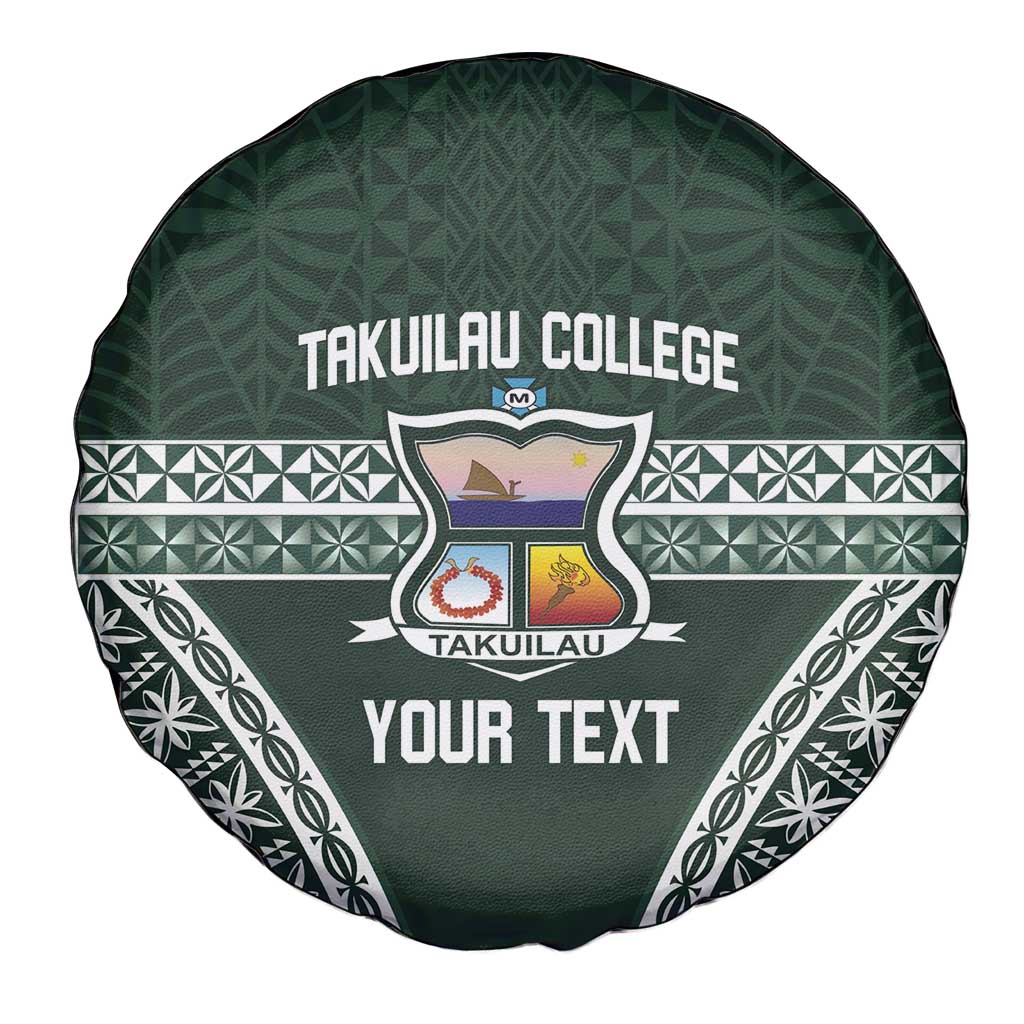 Personalised Tonga Takuilau College Spare Tire Cover 50th Anniversary Ngatu Kupesi LT14 - Polynesian Pride