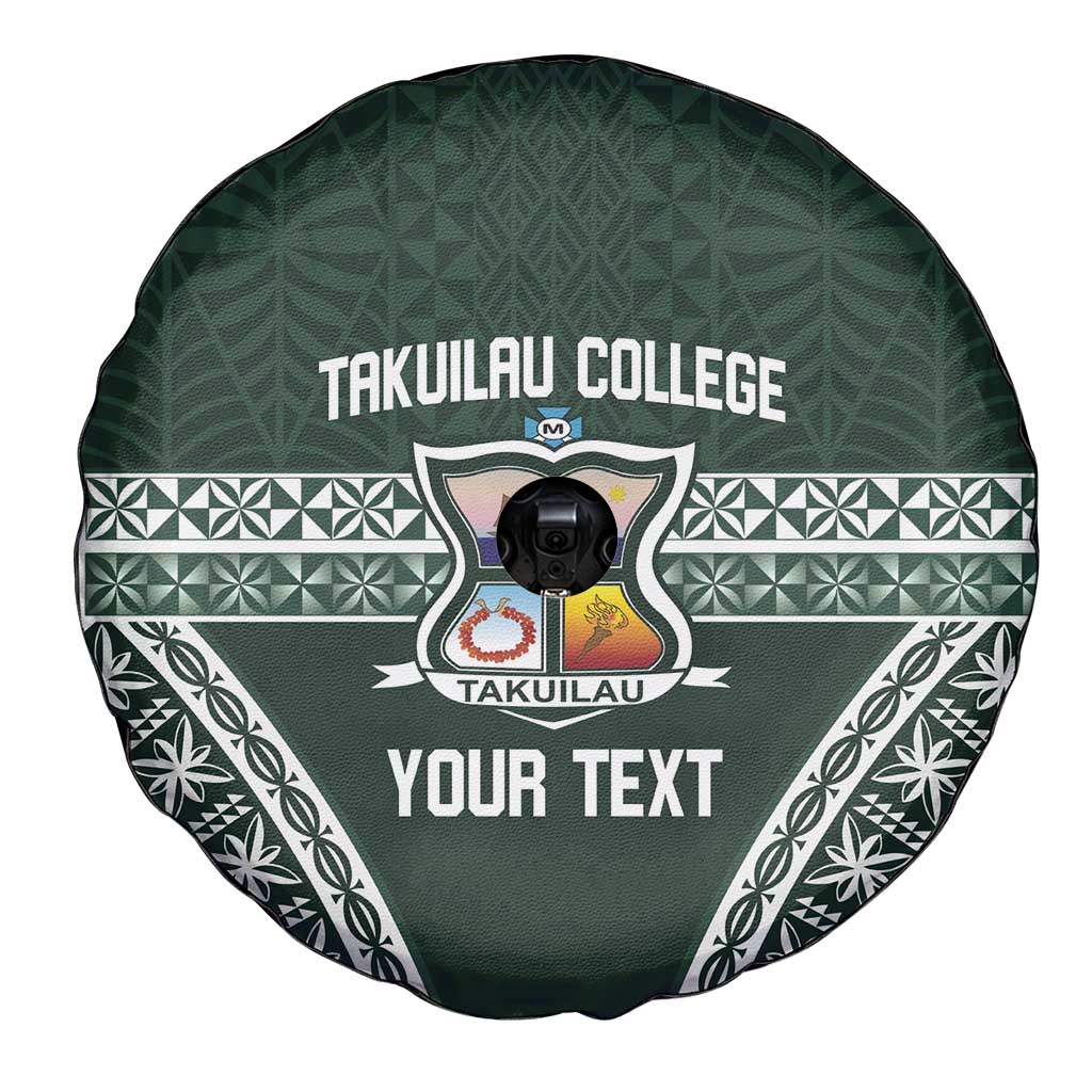 Personalised Tonga Takuilau College Spare Tire Cover 50th Anniversary Ngatu Kupesi LT14 - Polynesian Pride