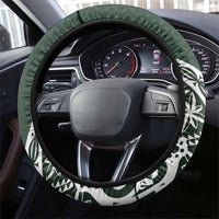 Tonga Takuilau College Steering Wheel Cover 50th Anniversary Ngatu Kupesi - Polynesian Pride