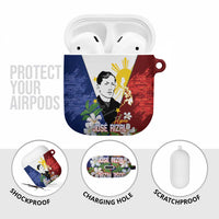 Philippines Rizal Day AirPods Case Filipino Sampaguita Grunge Style - Polynesian Pride