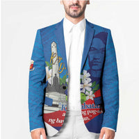 Philippines Rizal Day Blazer Filipino Motto Stella Polynesian Pattern LT14 - Polynesian Pride