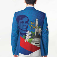 Philippines Rizal Day Blazer Filipino Motto Stella Polynesian Pattern LT14 - Polynesian Pride