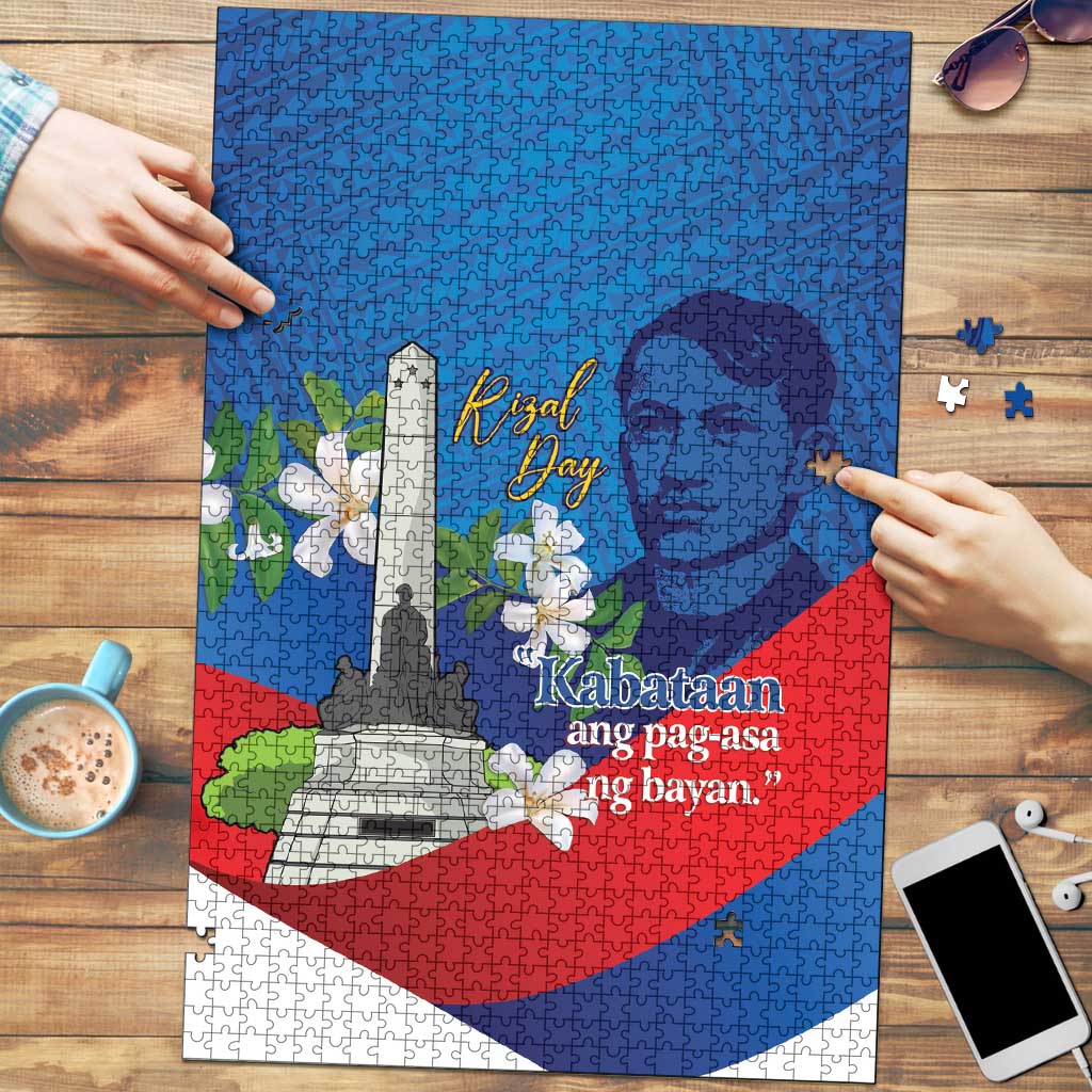 Philippines Rizal Day Puzzle Filipino Motto Stella Polynesian Pattern - Polynesian Pride
