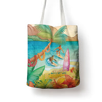 Surfing Paradise Hawaii Tote Bag Tropical Flowers Beachy Vibes LT14 - Polynesian Pride