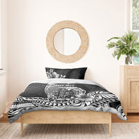 Hawaii Surfing Personalized Bedding Set Born To Surf Tiki Hawaiian Pattern LT14 - Polynesian Pride