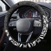 Hawaii Surfing Steering Wheel Cover Born To Surf Tiki Hawaiian Pattern LT14 - Polynesian Pride