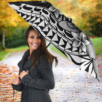 Hawaii Surfing Personalized Umbrella Born To Surf Tiki Hawaiian Pattern LT14 - Polynesian Pride