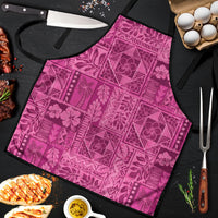 Hawaii Rainforest Beach Tropical Flowers Apron LT14 Pink - Polynesian Pride
