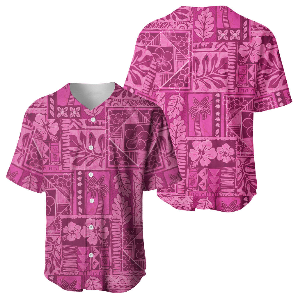 Hawaii Rainforest Beach Tropical Flowers Baseball Jersey LT14 - Polynesian Pride