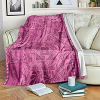 Hawaii Rainforest Beach Tropical Flowers Blanket LT14 Pink - Polynesian Pride