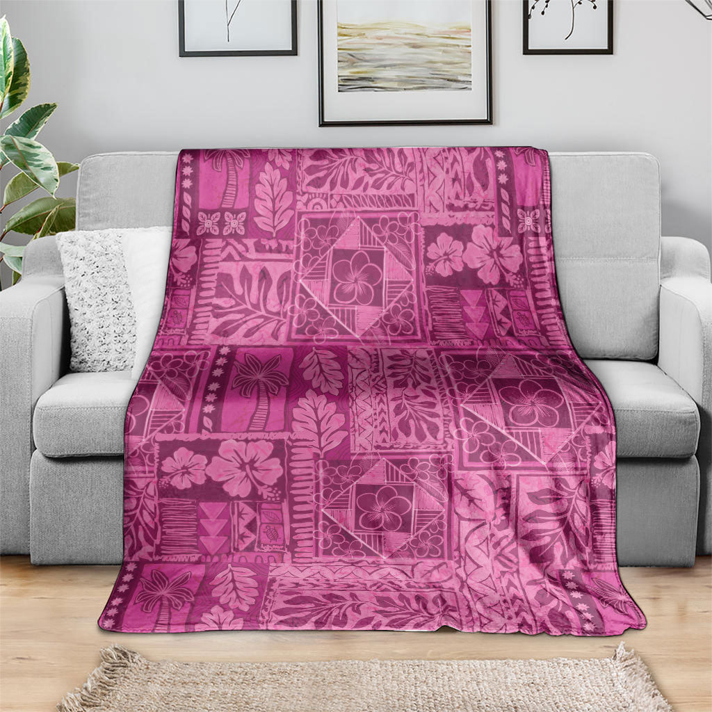 Hawaii Rainforest Beach Tropical Flowers Blanket LT14 - Polynesian Pride