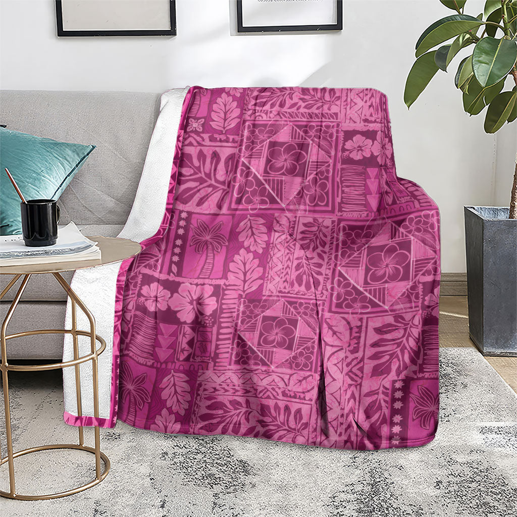 Hawaii Rainforest Beach Tropical Flowers Blanket LT14 - Polynesian Pride