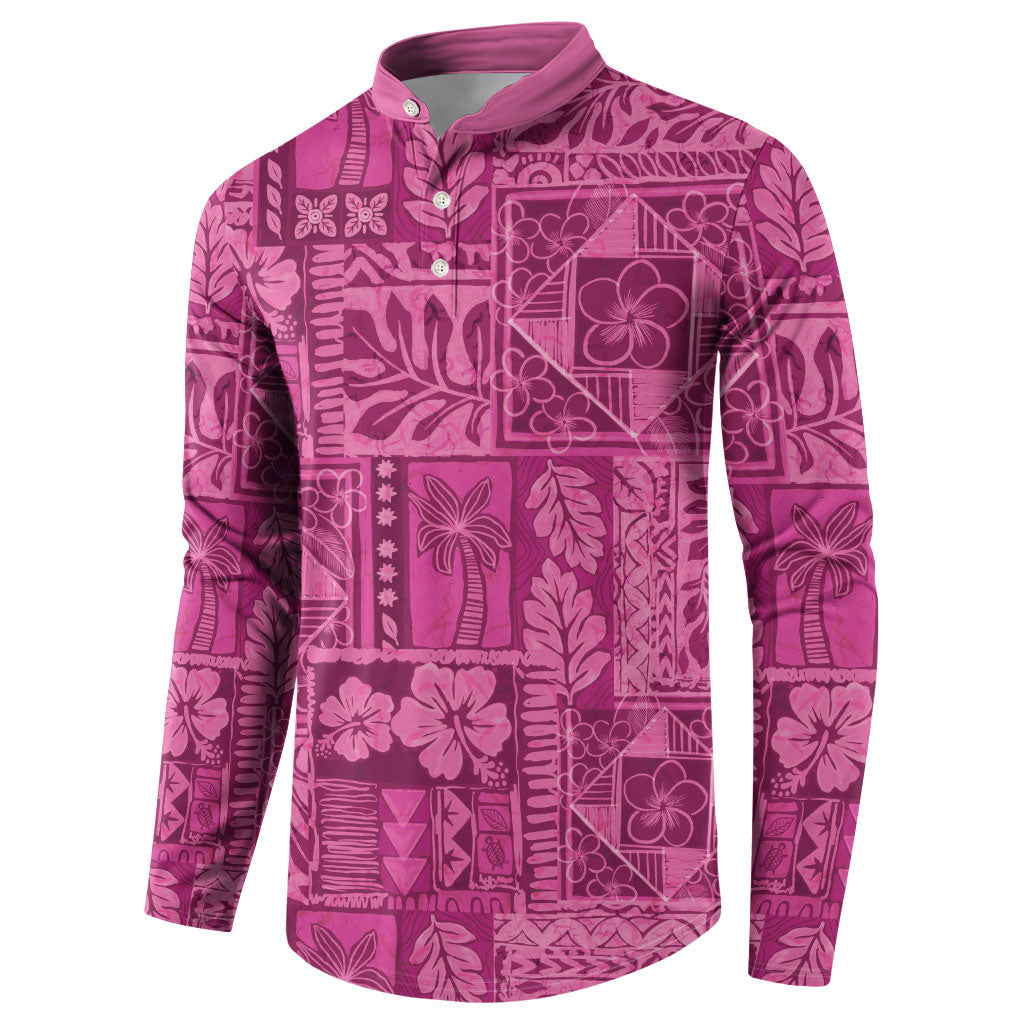 Hawaii Rainforest Beach Tropical Flowers Button Sweatshirt LT14 - Polynesian Pride