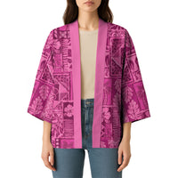 Hawaii Rainforest Beach Tropical Flowers Kimono LT14 - Polynesian Pride
