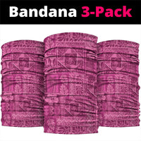 Hawaii Rainforest Beach Tropical Flowers Neck Gaiter LT14 package One Size: 25*50cm Pink - Polynesian Pride
