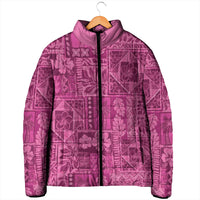 Hawaii Rainforest Beach Tropical Flowers Padded Jacket LT14 - Polynesian Pride