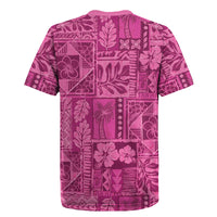 Hawaii Rainforest Beach Tropical Flowers Rugby Jersey LT14 - Polynesian Pride