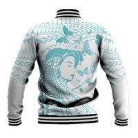 Polynesia Cervical Cancer Awareness Month Baseball Jacket Polynesian Women Faith Hope Love!