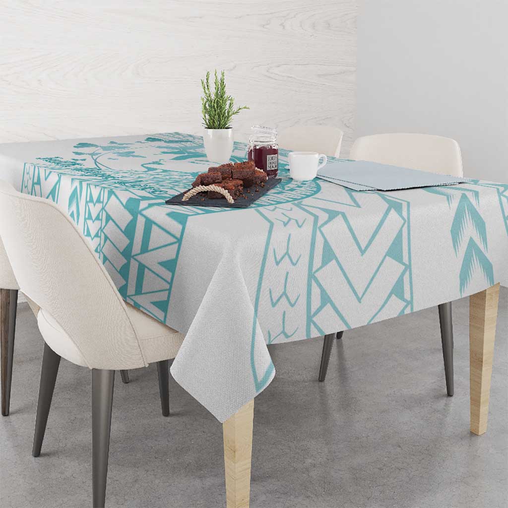 Polynesia Cervical Cancer Awareness Month Tablecloth Polynesian Women Faith Hope Love!
