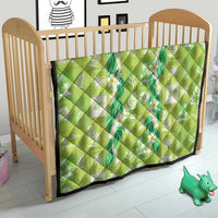 Aloha Hawaii Tuberose Lei Quilt Tropical Vibes Green Color - Polynesian Pride