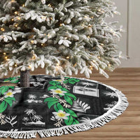 Aloha Hawaii Tuberose Lei Tree Skirt Tropical Vibes Black Color - Polynesian Pride