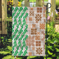 Aloha Hawaii Palaka Tuberose Lei Garden Flag Hawaiian Quilt Seamless Style - Polynesian Pride