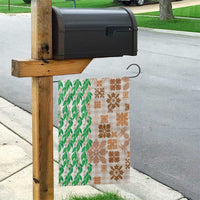 Aloha Hawaii Palaka Tuberose Lei Garden Flag Hawaiian Quilt Seamless Style - Polynesian Pride