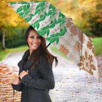 Aloha Hawaii Palaka Tuberose Lei Umbrella Hawaiian Quilt Seamless Style - Polynesian Pride