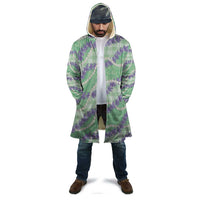 Pastel Green Hawaii Palaka Honohono Pikake Cloak Hawaiian Orchid Lei Polynesian Pattern - Polynesian Pride