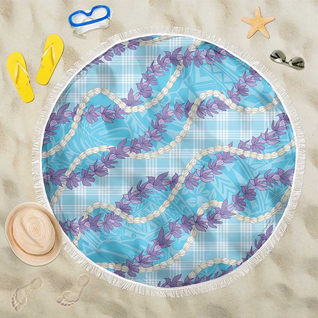 Blue Hawaii Palaka Honohono Pikake Beach Blanket Hawaiian Orchid Lei Polynesian Pattern - Polynesian Pride
