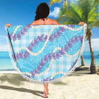 Blue Hawaii Palaka Honohono Pikake Beach Blanket Hawaiian Orchid Lei Polynesian Pattern - Polynesian Pride