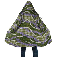 Green Hawaii Palaka Honohono Pikake Cloak Hawaiian Orchid Lei Polynesian Pattern - Polynesian Pride