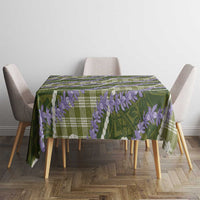 Green Hawaii Palaka Honohono Pikake Tablecloth Hawaiian Orchid Lei Polynesian Pattern - Polynesian Pride