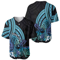 Turquoise Polynesia Easter Day Baseball Jersey Eggs With Bunny Polynesian Pattern LT14 - Polynesian Pride