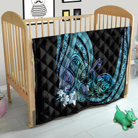 Turquoise Polynesia Easter Day Quilt Eggs With Bunny Polynesian Pattern LT14 - Polynesian Pride