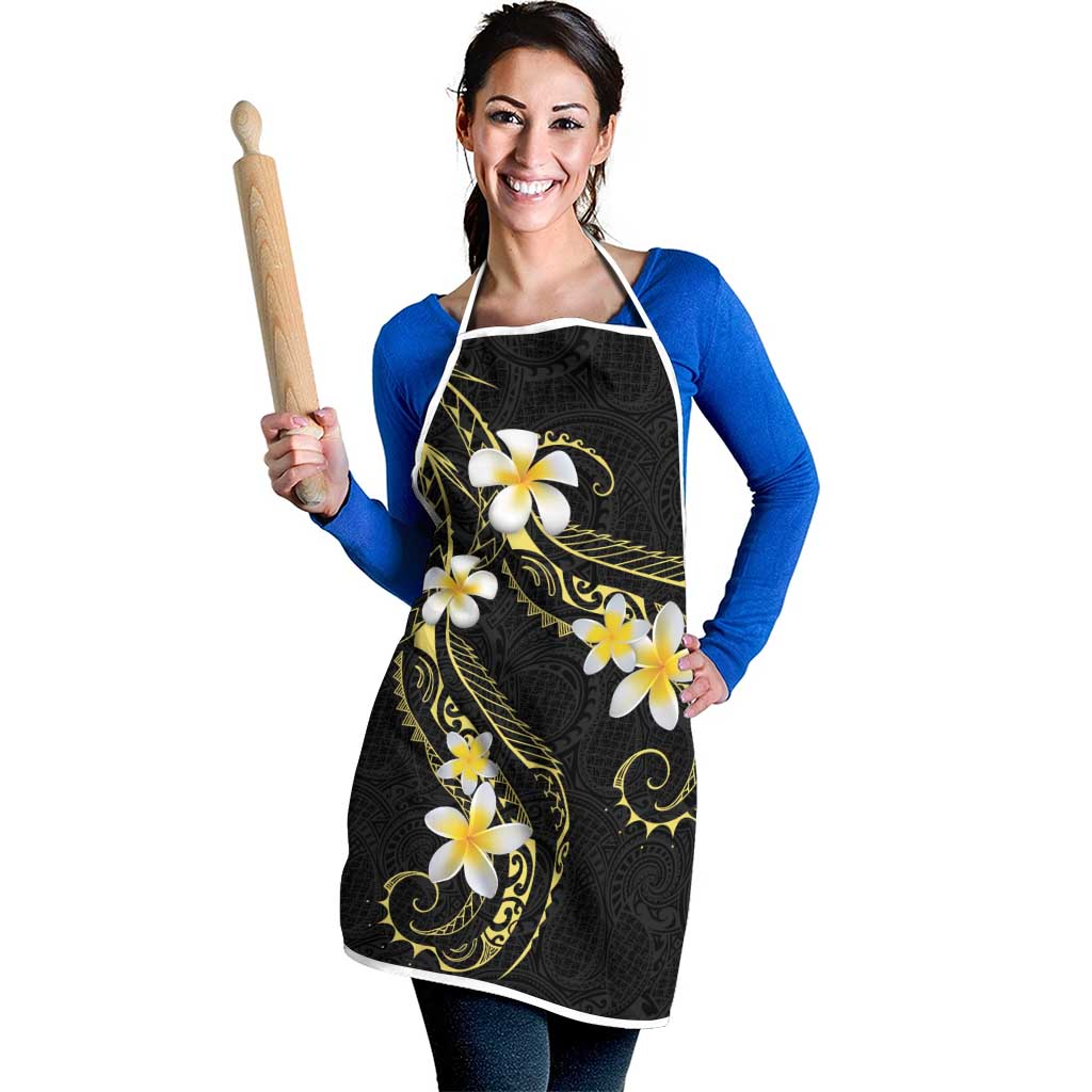 Polynesia Tattoo With Plumeria Apron Elegant Vibes