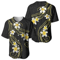 Polynesia Tattoo With Plumeria Baseball Jersey Elegant Vibes