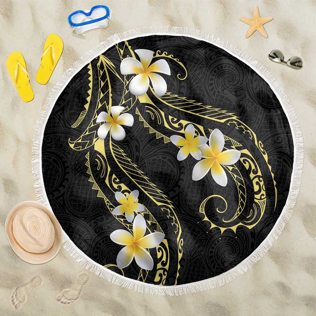 Polynesia Tattoo With Plumeria Beach Blanket Elegant Vibes