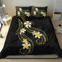 Polynesia Tattoo With Plumeria Bedding Set Elegant Vibes