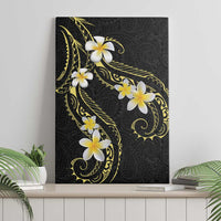 Polynesia Tattoo With Plumeria Canvas Wall Art Elegant Vibes