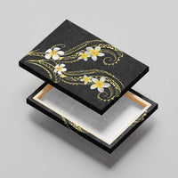 Polynesia Tattoo With Plumeria Canvas Wall Art Elegant Vibes