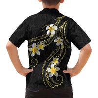 Polynesia Tattoo With Plumeria Family Matching Summer Maxi Dress and Hawaiian Shirt Elegant Vibes LT14 - Polynesian Pride