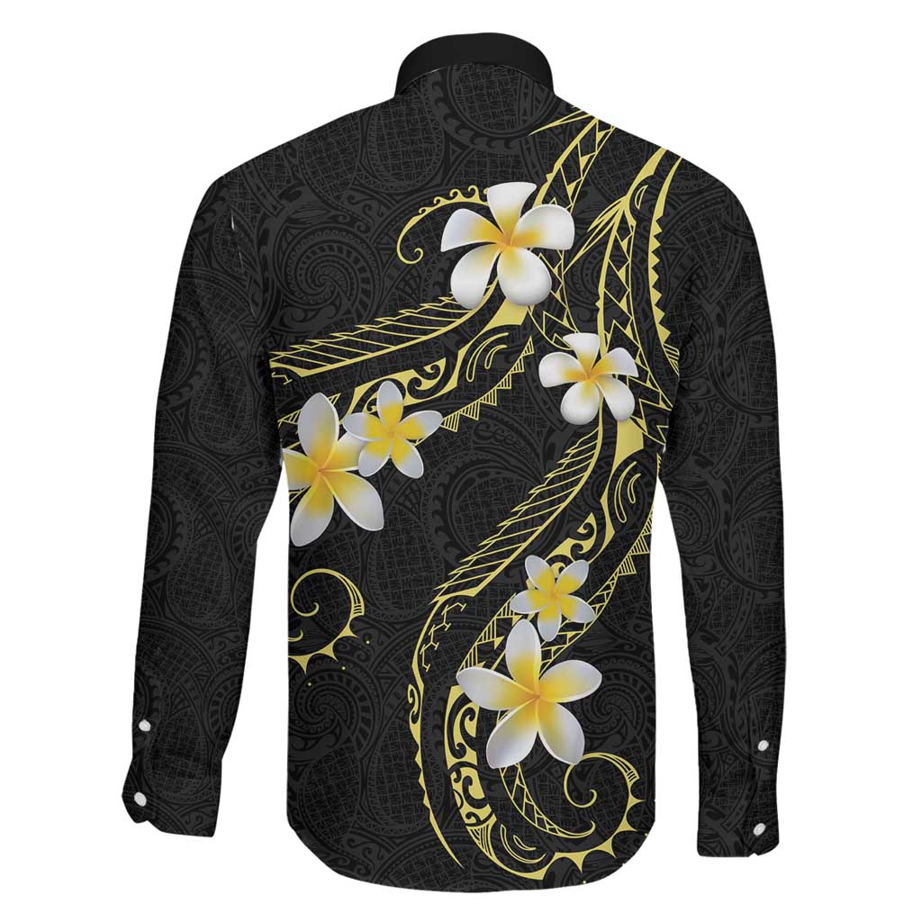 Polynesia Tattoo With Plumeria Family Matching Summer Maxi Dress and Hawaiian Shirt Elegant Vibes LT14 - Polynesian Pride