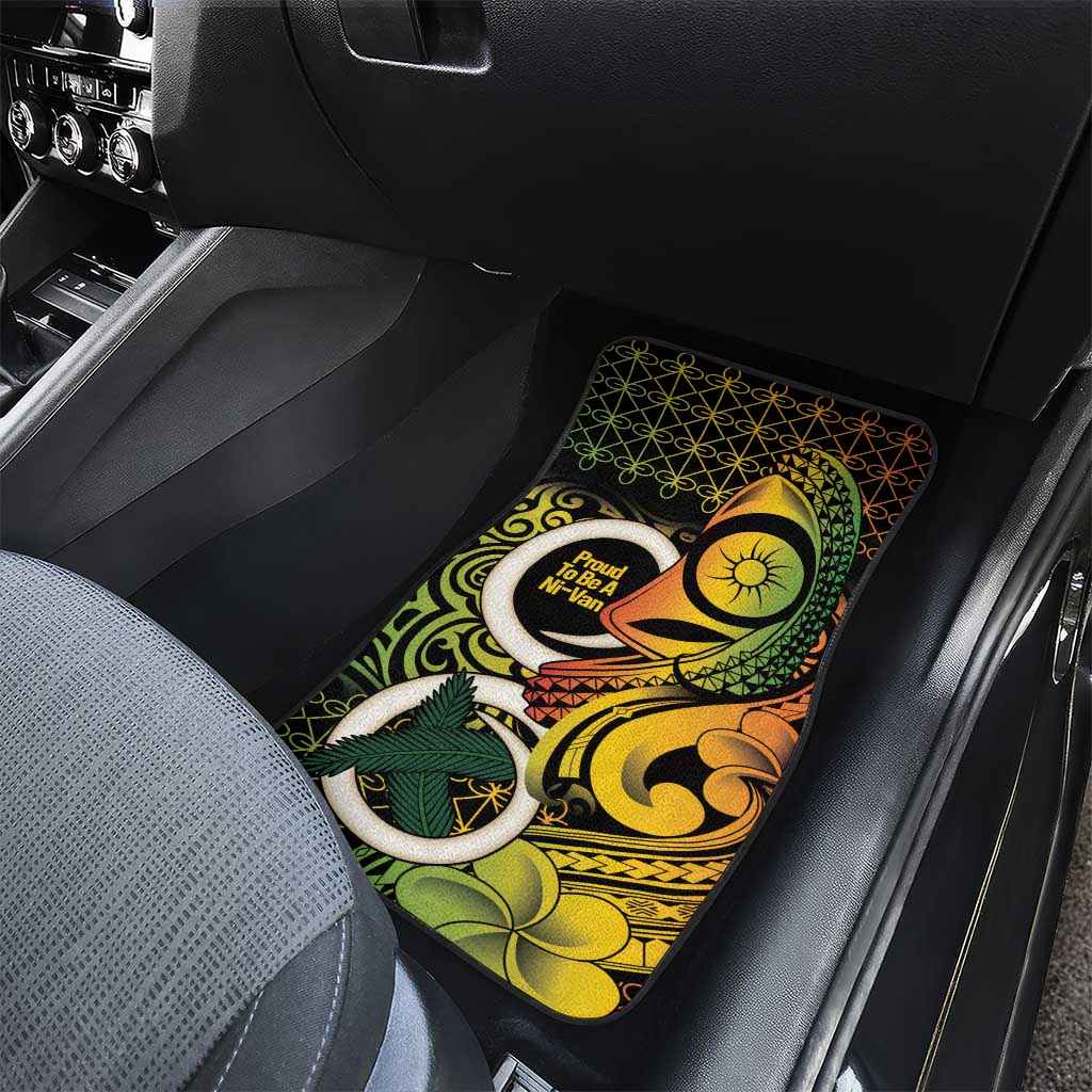 Vanuatu 1980 Car Mats Ni-Van Tamtam Sand Drawing Pattern LT14 - Polynesian Pride