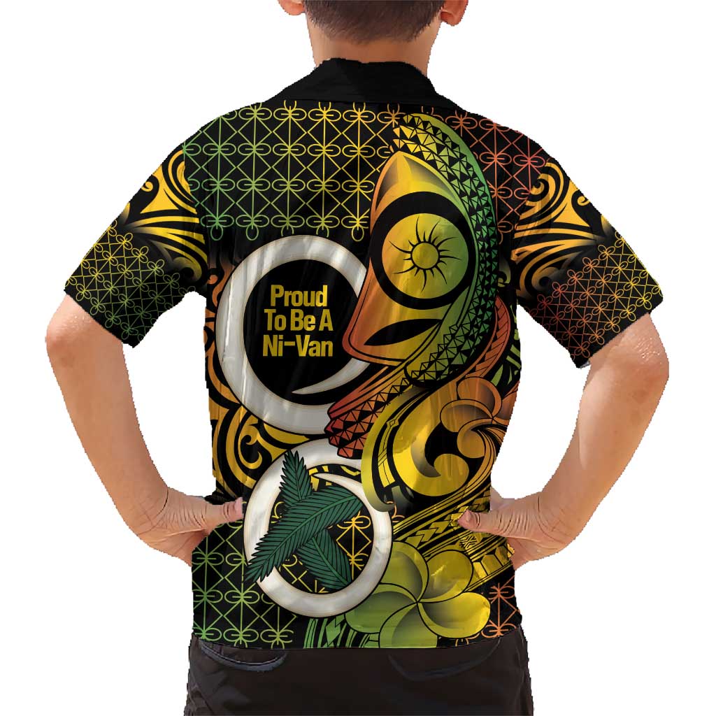 Vanuatu 1980 Hawaiian Shirt Ni-Van Tamtam Sand Drawing Pattern