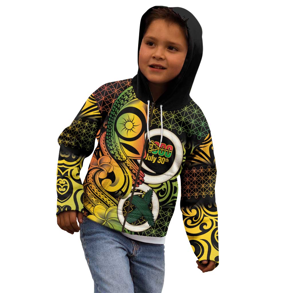 Vanuatu 1980 Kid Hoodie Ni-Van Tamtam Sand Drawing Pattern