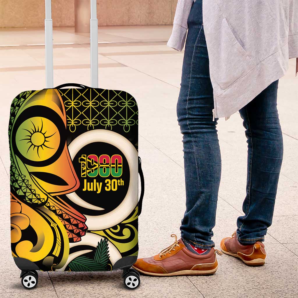 Vanuatu 1980 Luggage Cover Ni-Van Tamtam Sand Drawing Pattern